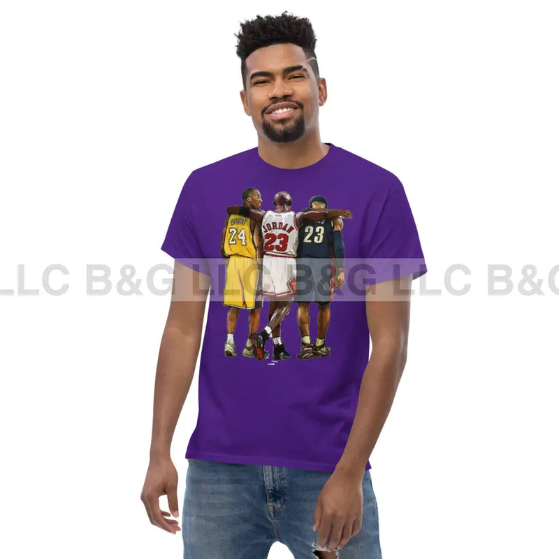 Kobe Jordan LeBron Men's classic tee