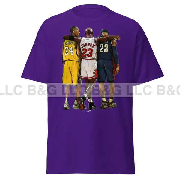 Kobe Jordan LeBron Men's classic tee