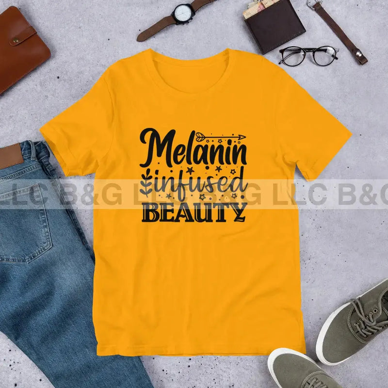 Melanin Infused Beauty Unisex t-shirt