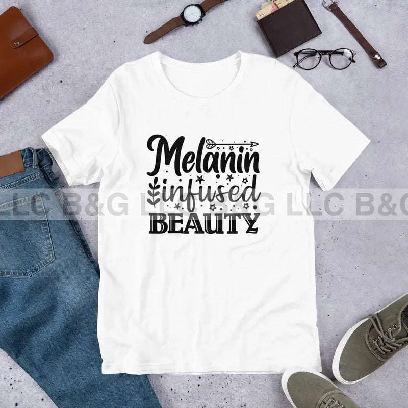 Melanin Infused Beauty Unisex t-shirt