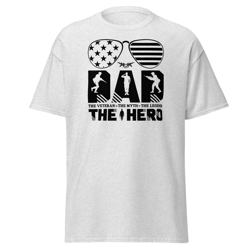 Dad The Veteran The Myth The Legend Men's classic tee