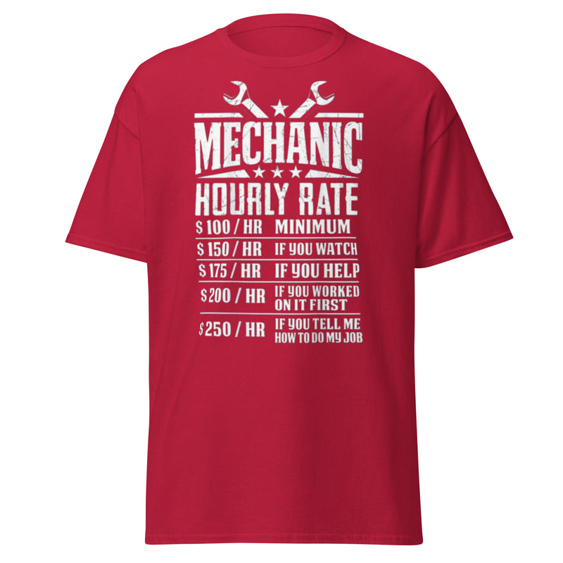 Mechanic Hourly Rate Tee