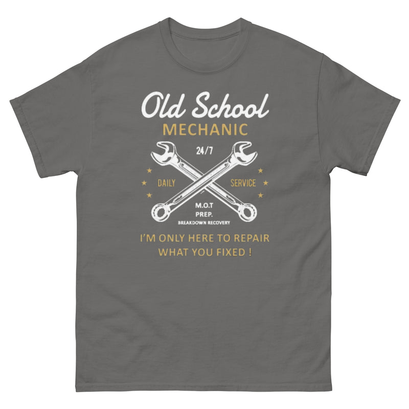 Old School Mechanic T Shirt