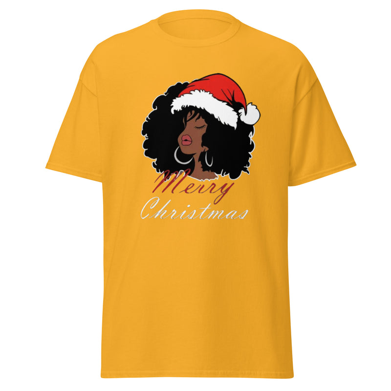 Black Girl Merry Christmas T Shirt