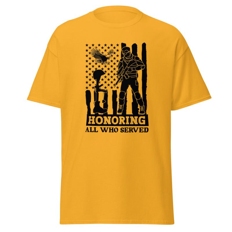 Honoring All Who Served Men's classic tee