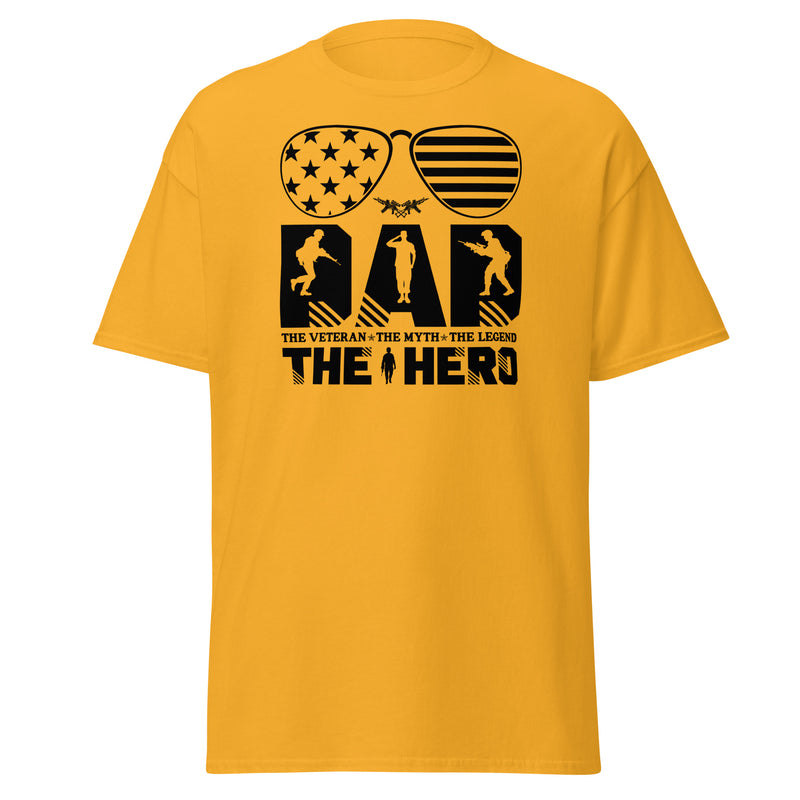 Dad The Veteran The Myth The Legend Men's classic tee