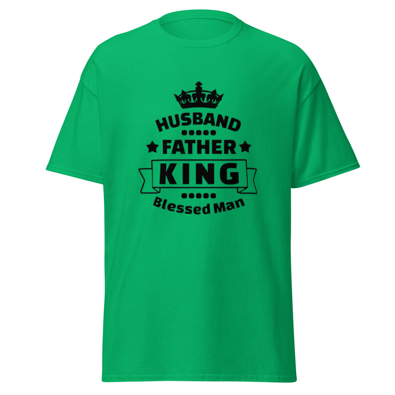 Husband Father King Blessed Man Men's Classic Tee