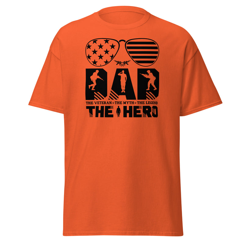 Dad The Veteran The Myth The Legend Men's classic tee