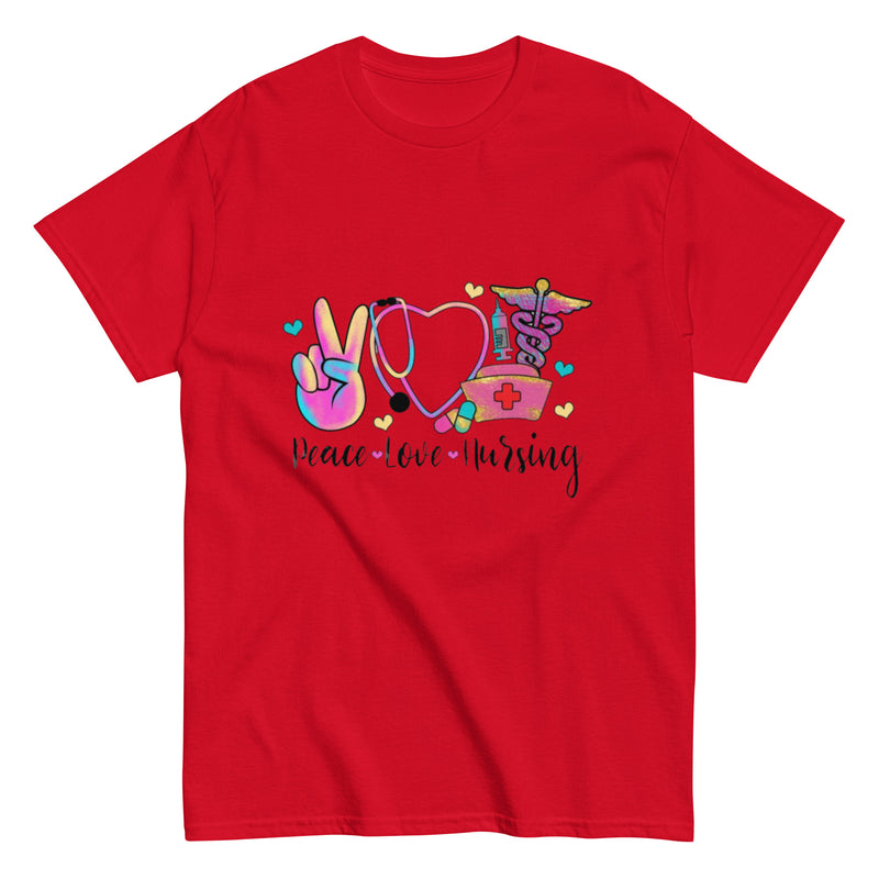 Peace Love and Nursing T Shirt