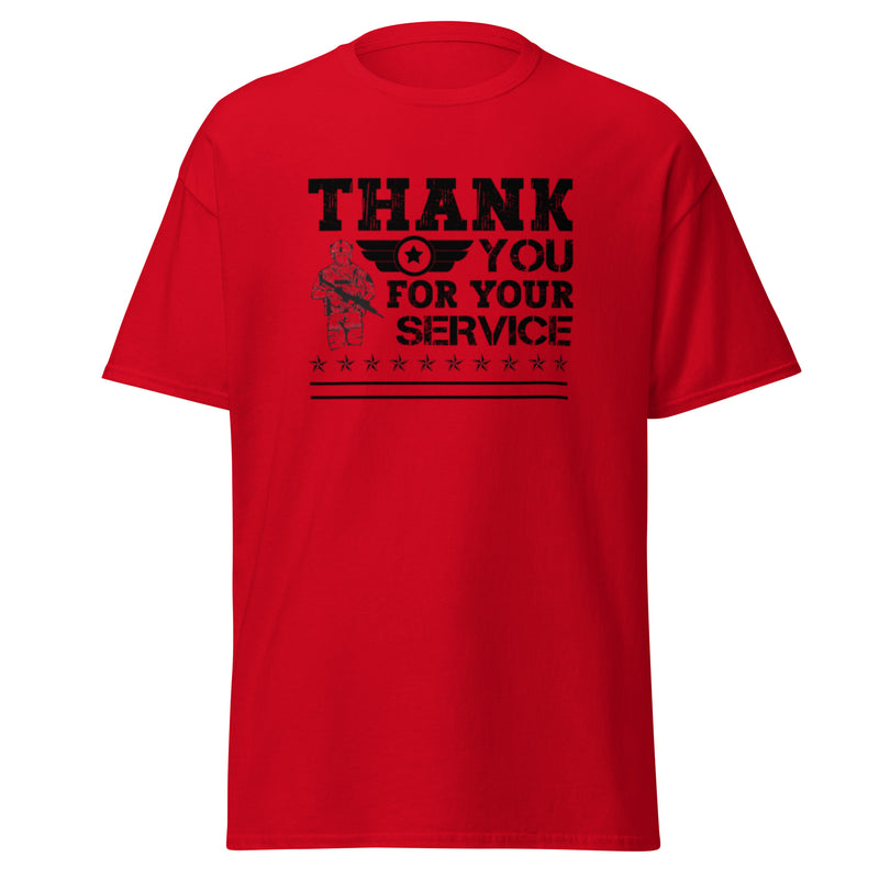 Thank You For Your Service Men's classic tee