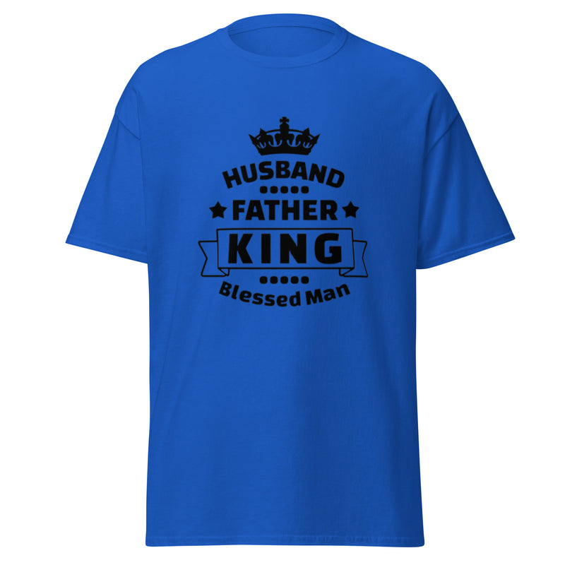 Husband Father King Blessed Man Men's Classic Tee