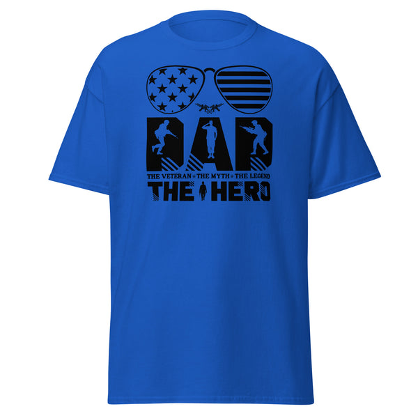 Dad The Veteran The Myth The Legend Men's classic tee