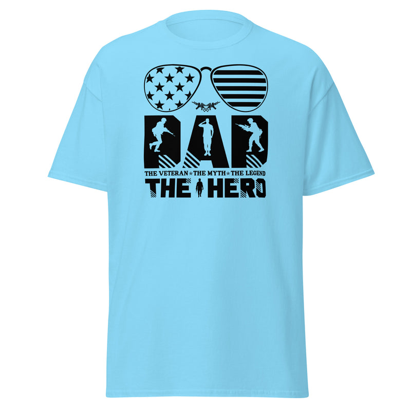 Dad The Veteran The Myth The Legend Men's classic tee