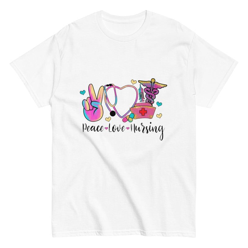 Peace Love and Nursing T Shirt