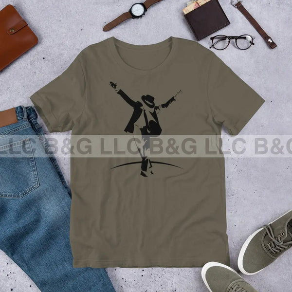 Michael Jackson Style 1 Unisex T-Shirt Army / S T-Shirt