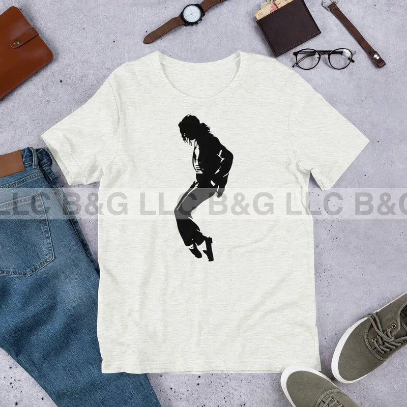 Michael Jackson Style 2 Unisex T-Shirt Ash / S T-Shirt