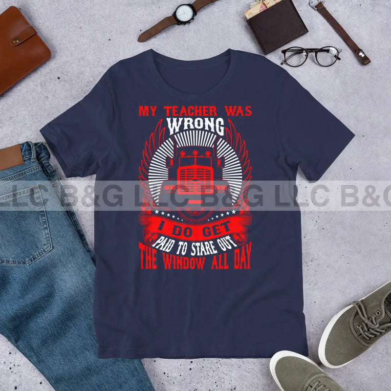 My Teacher Was Wrong Unisex t-shirt