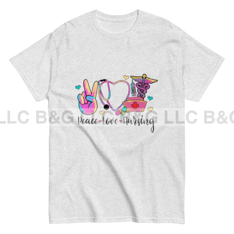 Peace Love and Nursing T Shirt