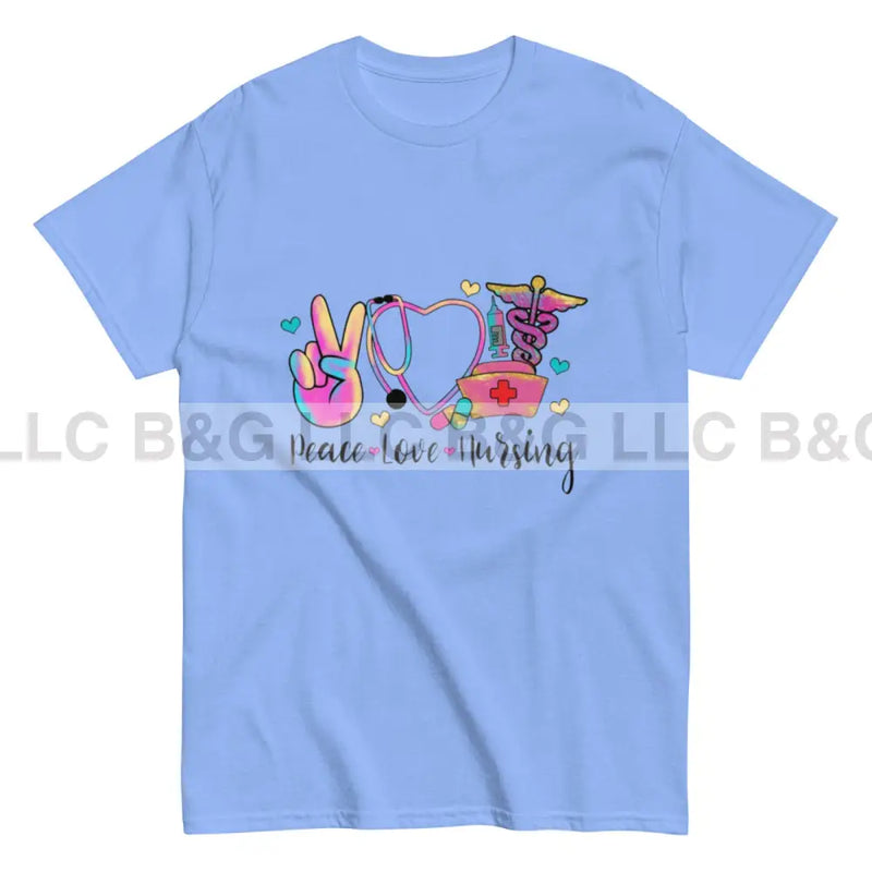 Peace Love and Nursing T Shirt