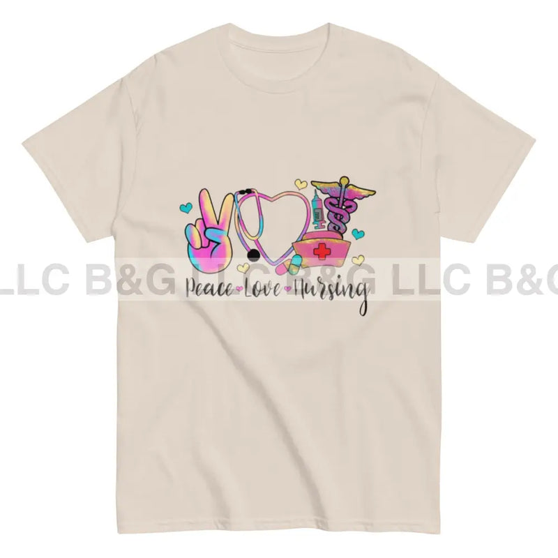 Peace Love and Nursing T Shirt