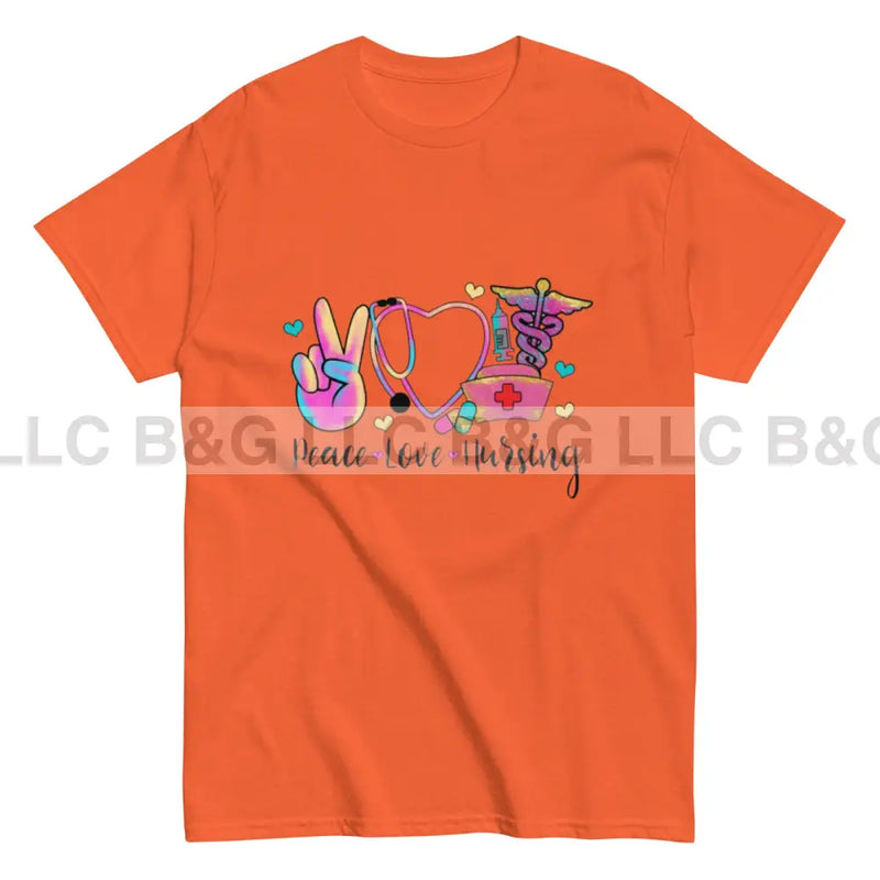 Peace Love and Nursing T Shirt