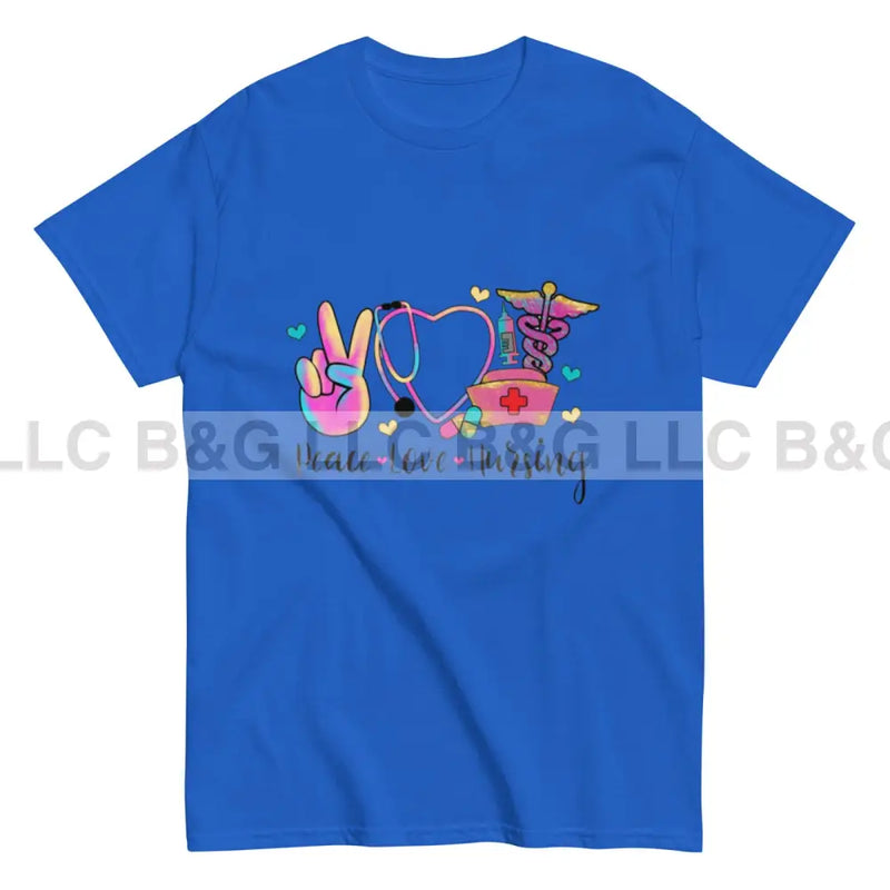 Peace Love and Nursing T Shirt