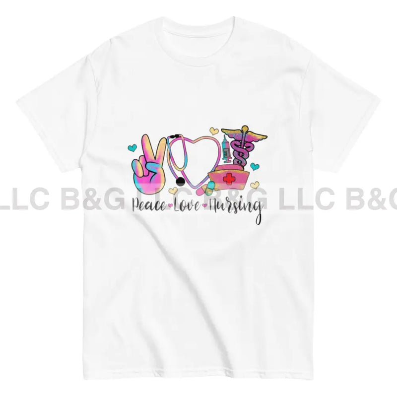 Peace Love and Nursing T Shirt