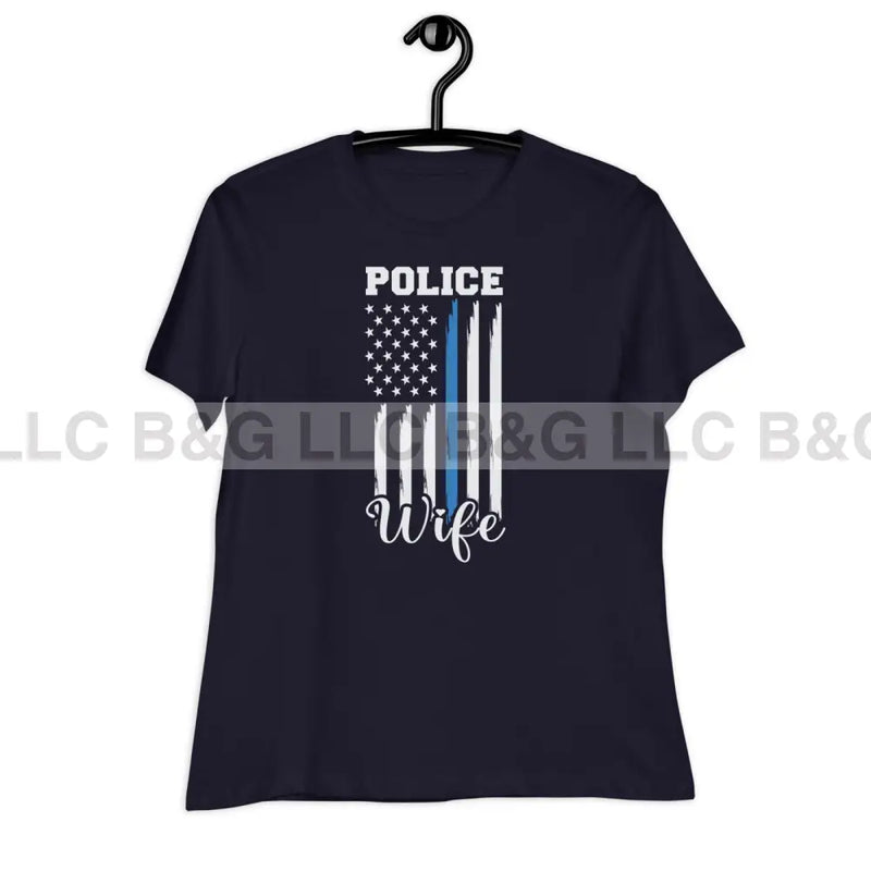 Police Wife Women's Relaxed T-Shirt