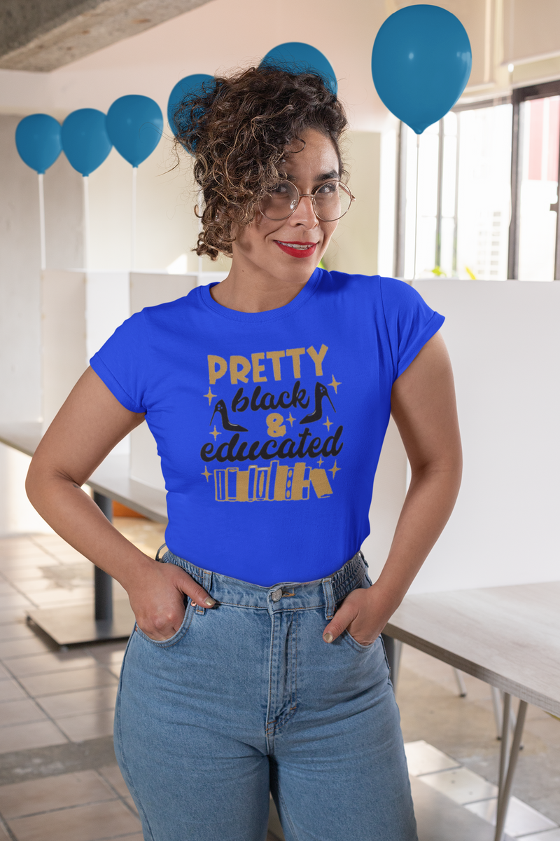 pretty black and educated Women's Relaxed T-Shirt
