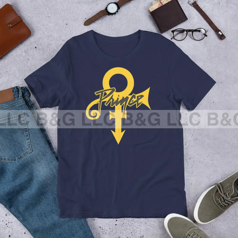 Prince Unisex T Shirt Navy / Xs