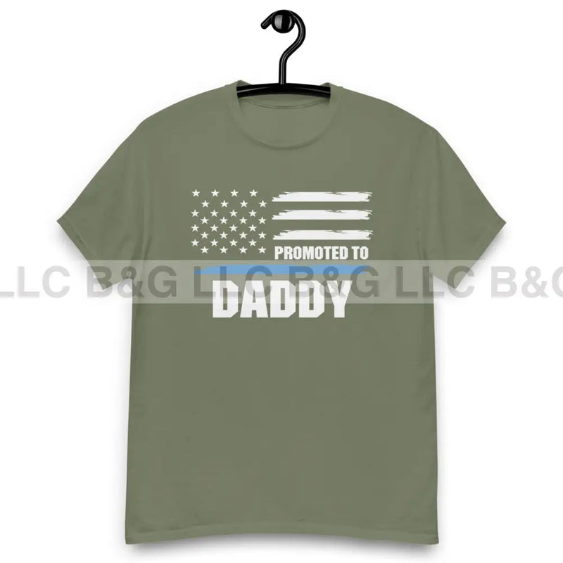 Promoted to Daddy Men's classic tee