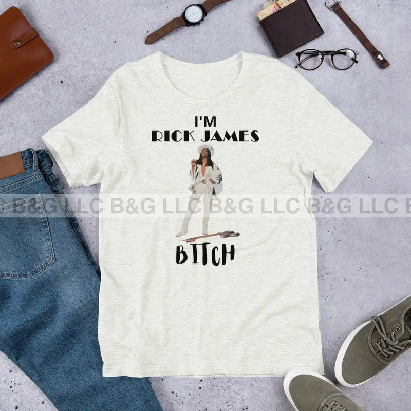 Rick James Unisex T-Shirt Ash / S T-Shirt