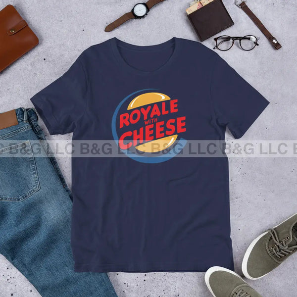 Royale With Cheese Unisex T-Shirt Navy / Xs T-Shirt