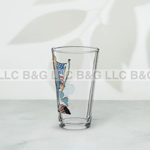 Save The Flag Shaker Pint Glass