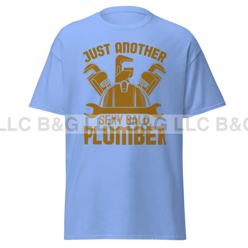 Sexy Bald Plumber Men's classic tee