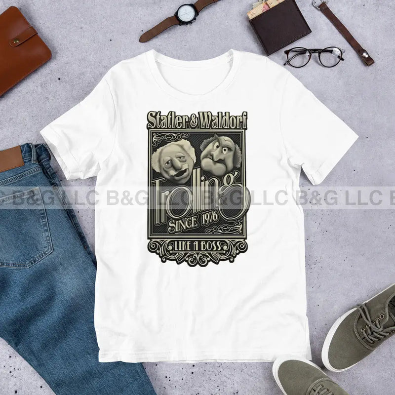 Statler And Waldorf Unisex T-Shirt White / Xs