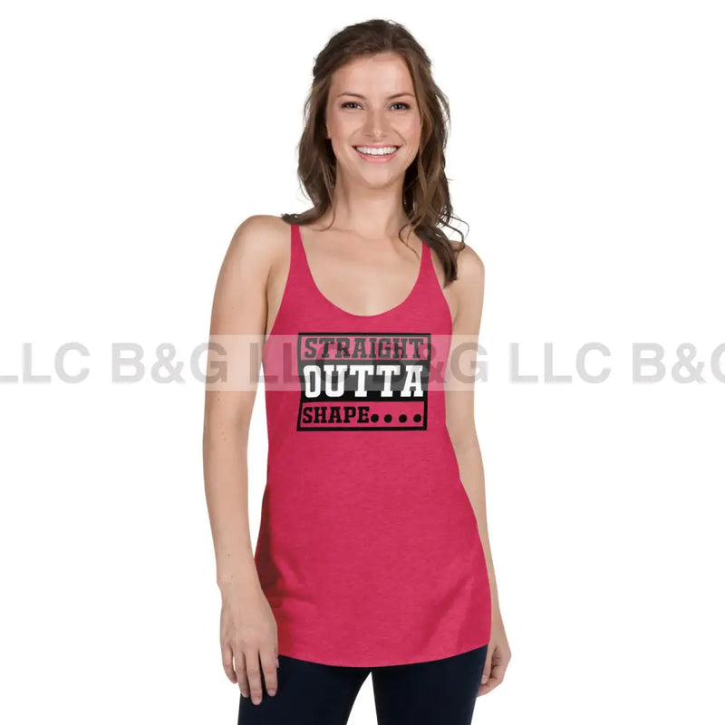 Straight Outta Shape Women's Racerback Tank