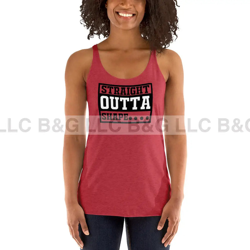 Straight Outta Shape Women's Racerback Tank