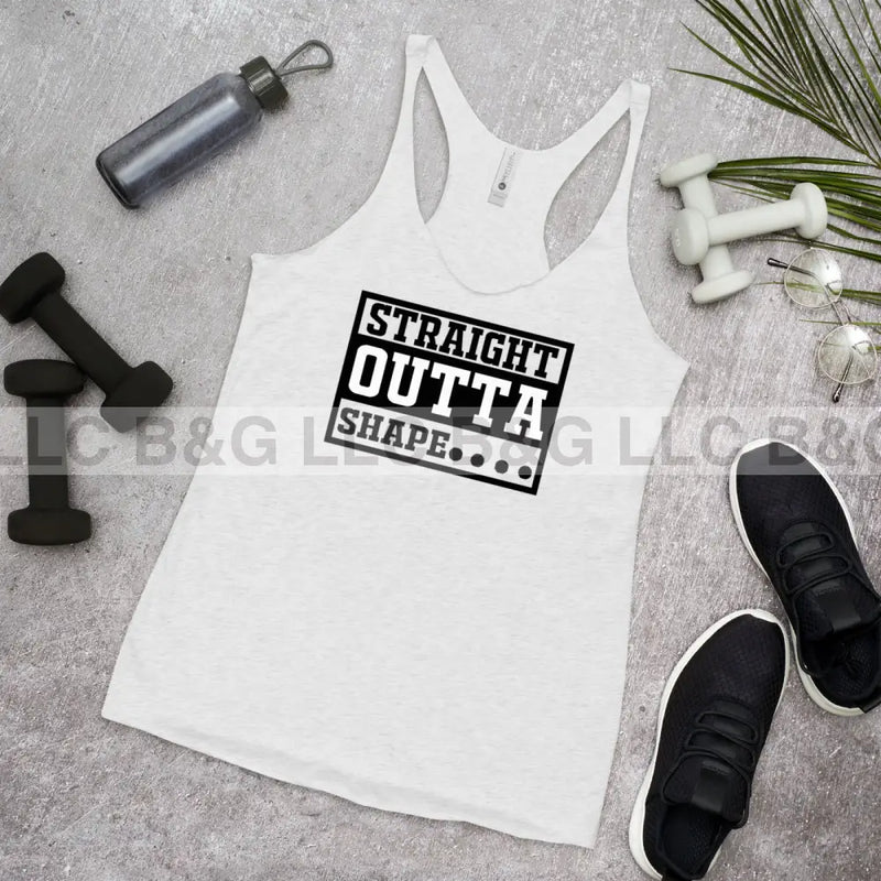 Straight Outta Shape Women's Racerback Tank