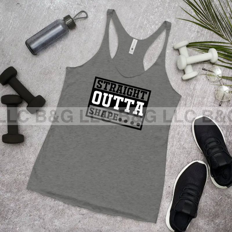 Straight Outta Shape Women's Racerback Tank