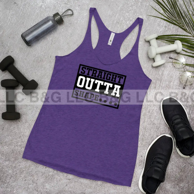 Straight Outta Shape Women's Racerback Tank