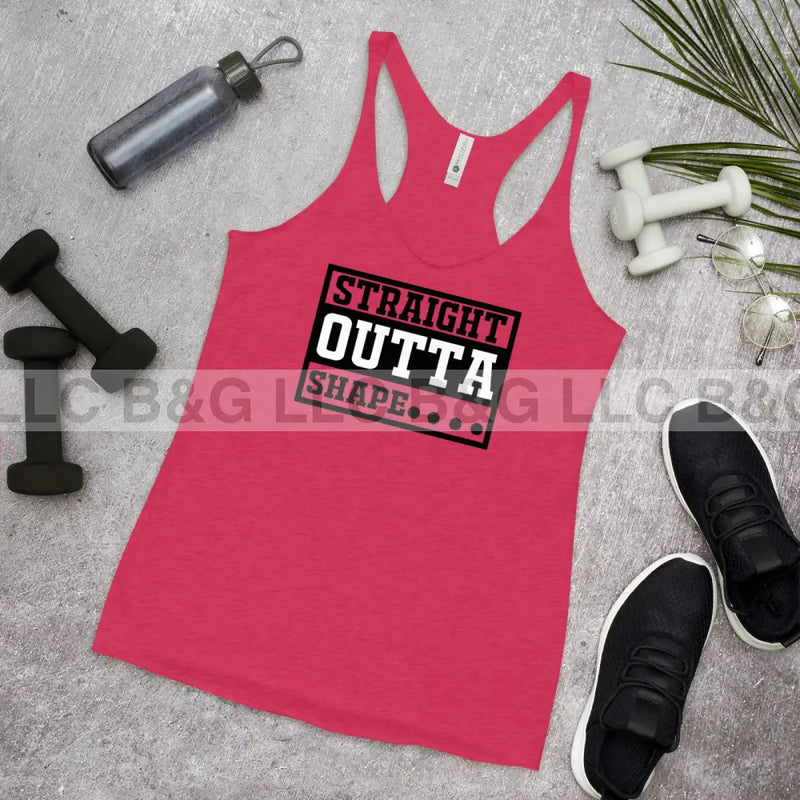 Straight Outta Shape Women's Racerback Tank