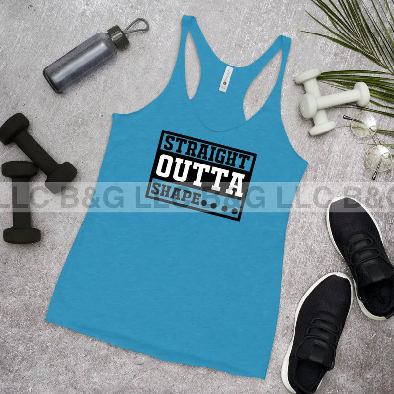 Straight Outta Shape Women's Racerback Tank