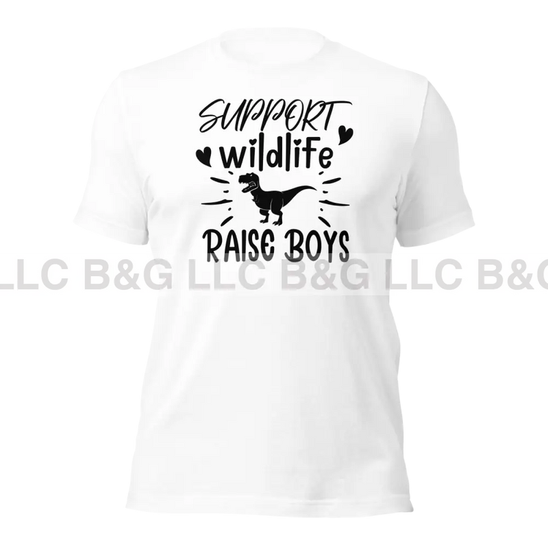 Support Wildlife Raise Boys Unisex T-Shirt