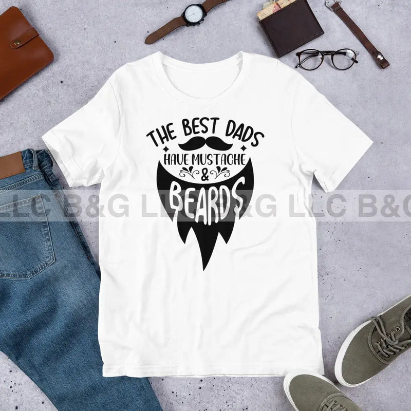 The Best Dad's Have Beards Unisex t-shirt