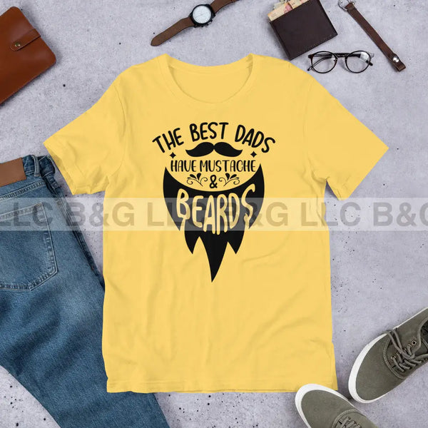 The Best Dad's Have Beards Unisex t-shirt