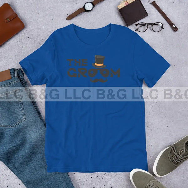 The Groom 1 Unisex T-Shirt True Royal / S T-Shirt