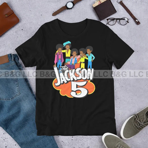 The Jackson 5 Unisex T-Shirt Black / Xs T-Shirt