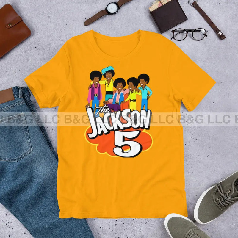 The Jackson 5 Unisex T-Shirt Gold / S T-Shirt