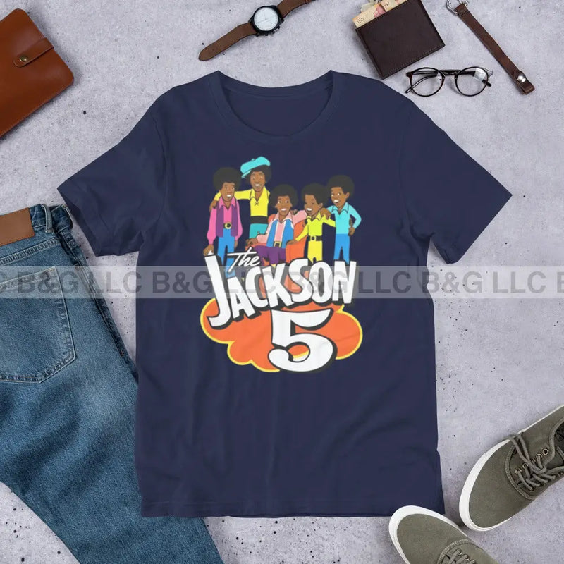 The Jackson 5 Unisex T-Shirt Navy / Xs T-Shirt